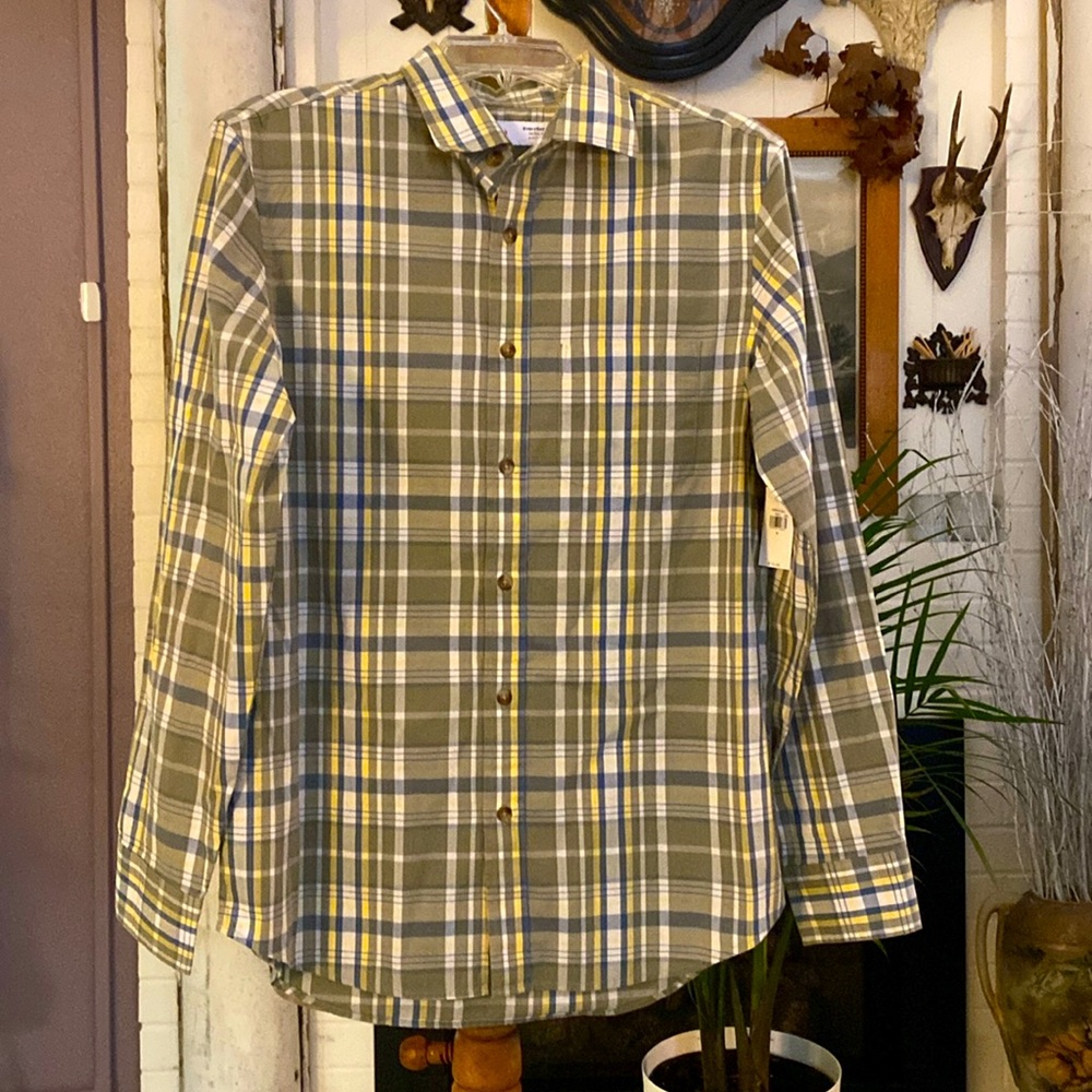 Old Navy boys small plaid shirt